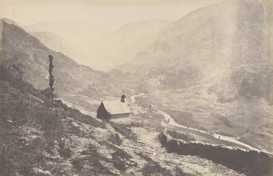 Valle de Bosost tomada desde la capilla San Antonio, 1853