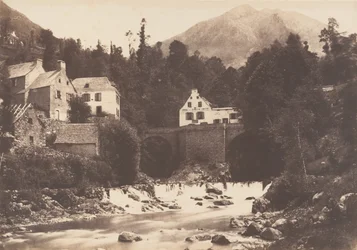 Village de Gèdres, Ruta de Gavarnie, 1853