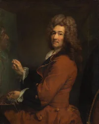 Autorretrato ante el caballete