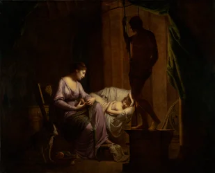 Penélope deshaciendo su telar, 1783-4