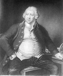 Sir Richard Arkwright, grabado por Joseph Jenkins, 1833