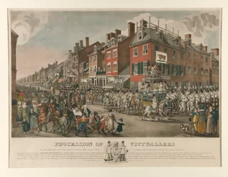 Procesión de avitualleros de Filadelfia