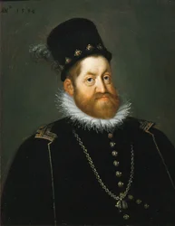 Emperador Rodolfo II (pintura sobre cobre)