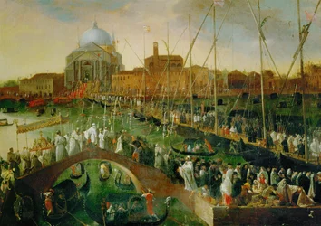 La procesión del día de la Redención (óleo sobre lienzo)