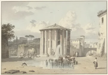 El templo de Vesta en Roma