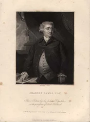 Charles James Fox (1749-1806), grabado por John William Cook