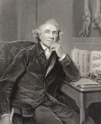 John Hunter, grabado por G.H. Adcock, de 