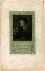 Retrato de Sir Joshua Reynolds (1732-92) grabado por N. Schiavonetti, pub. 1810