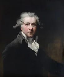 Autorretrato con gafas, c.1788 (óleo sobre tabla)