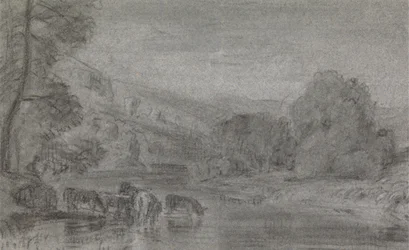 Paisaje con riego de ganado