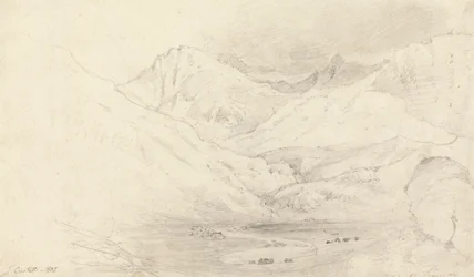 El valle de Nant Ffrancon, Caernarvonshire