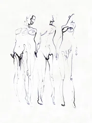 Tres figuras elegantes
