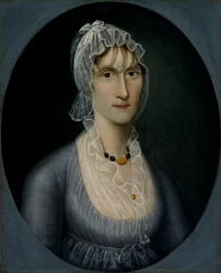 Retrato de la Sra. Barbara Baker Murphy, esposa del capitán de mar, ca. 1810