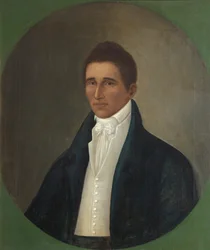 Retrato de caballero - Daniel Coker, c.1805-c.1815 (óleo sobre lienzo)