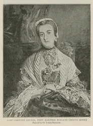 Lady Caroline Lennox, Primera Baronesa Holland