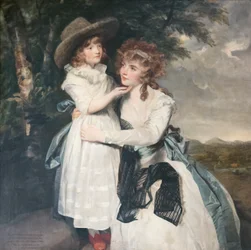 Miss Cocks y su sobrina, hacia 1790 (óleo sobre lienzo)