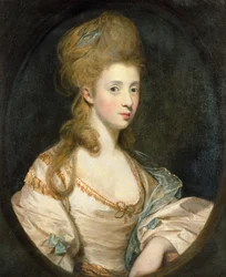 Retrato de la Sra. John Musters, c.1777-80