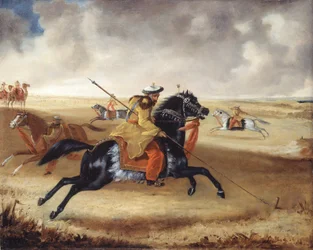 Caballo de Skinner en ejercicio, c.1840