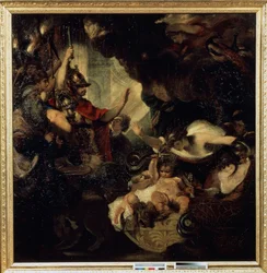 El infante Hércules estrangulando a las serpientes, 1786-88