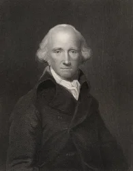 Warren Hastings, grabado por H. Robinson, de «National Portrait Gallery, volumen III», publicado hacia 1835