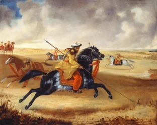 Caballo de Skinners en ejercicio, c.1840