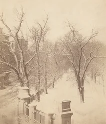 Boston Common Snow Scene,1850s (foto)