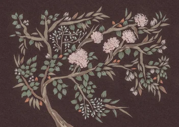 Árbol de flores rosas