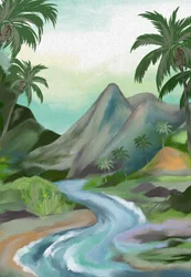 Río de montaña tropical