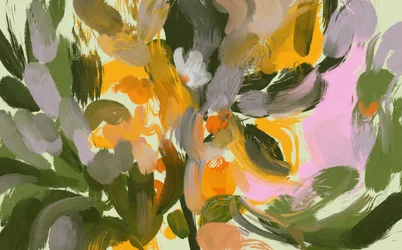 Flores abstractas llenas de colorido