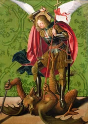 San Miguel matando al dragón