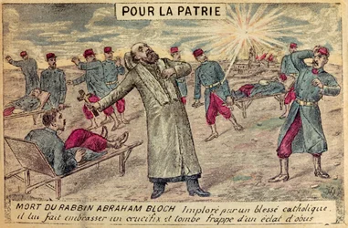 Mort du rabbin Bloch, 20eme siecle (ilustración)