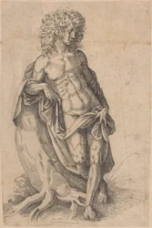 Apolo, c.1580 (pluma y tinta)