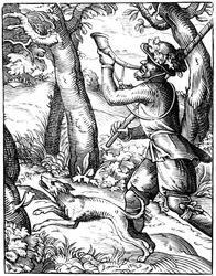 Cazador alemán, siglo XVI, 1849