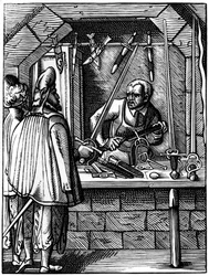 Fabricante de espadas, siglo XVI, 1849