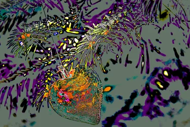 Adorno de corazón, 2015 (técnica mixta)