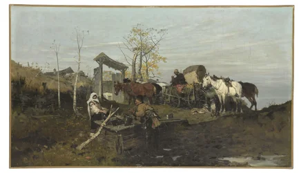 Conversación en el pozo, 1877