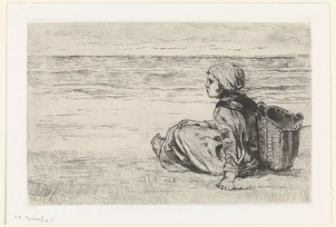 chica junto al mar