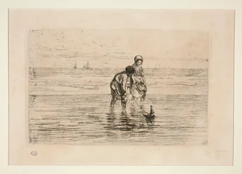 niños en la playa