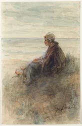 Niña en las dunas