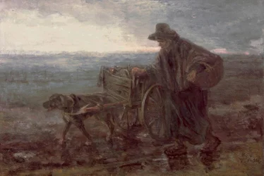 En caminos y campos rurales