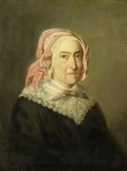 Sientje Nijkerk-Servaas a la edad de 90 años, 1857