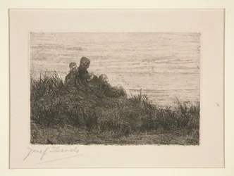 Las niñas en las dunas