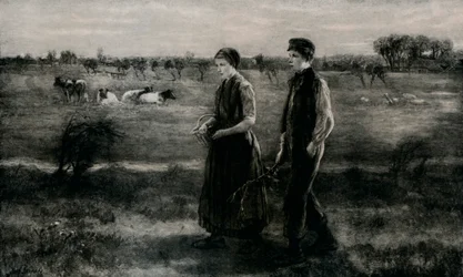 El amante tímido, c1890, 1912