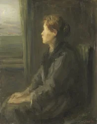 Mujer en una ventana