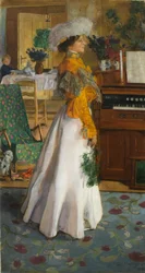 Retrato de esposa o alojamiento de verano