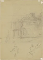 Estudios de figuras (verso)