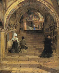 La Scala Santa del Monasterio de San Benedetto, cerca de Subiaco
