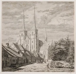 Catedral de Roskilde, vista desde el suroeste