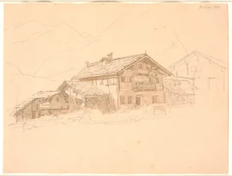 Casa de campesinos en Tirol. Santa Mari
