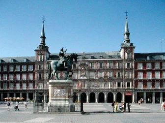 Vista de la Plaza Mayor, c.1619